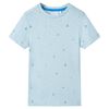 T-shirt para crian&ccedil;a azul-claro 116