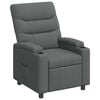 vidaXL Poltrona reclin&aacute;vel Cinzento-Escuro 75 x 95 x 103 cm Tecido