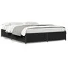 vidaXL Estrutura de cama 140x200 cm derivados de madeira/metal preto