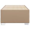 vidaXL Estrutura de cama 80x200 cm couro artificial cor cappuccino