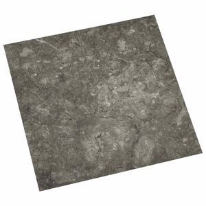 vidaXL Pranchas de Piso Cinza e Branco 5,11 m&sup2; 55 unid. PVC