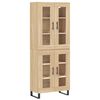 vidaXL Arm&aacute;rio alto 69,5x34x180 cm derivados de madeira cor sonoma
