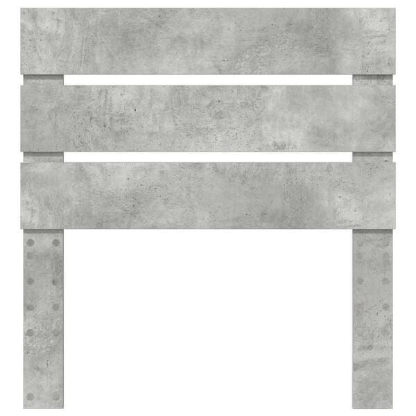 vidaXL Cabeceira Cinzento 75 cm Madeira processada