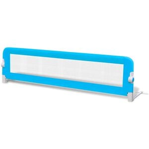 Toddler Barra de seguran&ccedil;a para cama 150 x 42 cm azul