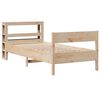 vidaXL Cama sem colch&atilde;o 75x190 cm madeira de pinho maci&ccedil;a