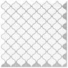 vidaXL Azulejo Lanturn 20 pcs Branco 27 x 27 cm Poliuretano e PET
