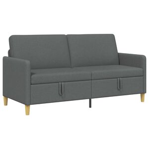 vidaXL Sofa com Armazenamento Cinzento-Escuro 172 x 78 x 87 cm