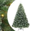 vidaXL &Aacute;rvore de Natal Artificial com 300 LEDs Verde 240 cm PE e PVC