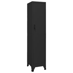 vidaXL Cacifo 38x45x180 cm a&ccedil;o preto