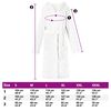 vidaXL Roup&atilde;o com Capuz Branco s Flanela