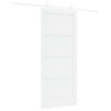 vidaXL Porta Deslizante Branco 86 x 198,5 cm