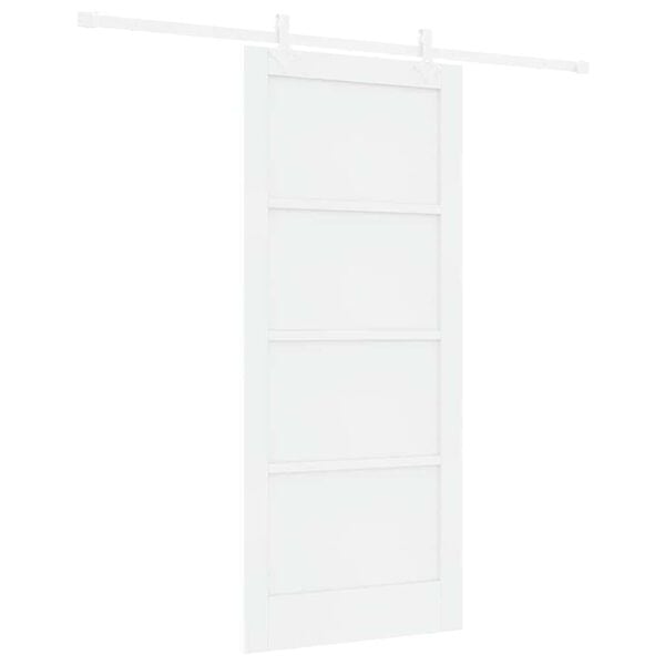 vidaXL Porta Deslizante Branco 86 x 198,5 cm