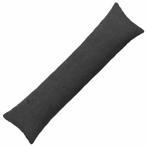 vidaXL Capa almofada HEERLEN Cinzento-Escuro 40 x 145 cm Boucl&eacute;