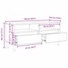 vidaXL Gabinete para TV Carvalho Artesanal 100 x 34,5 x 44,5 cm