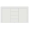 vidaXL Buffet com gaveta Branco 120 x 36 x 69 cm Madeira processada