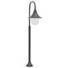 vidaXL Candeeiro de p&eacute; para jardim E27 120 cm alum&iacute;nio bronze