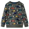 vidaXL Sweatshirt para crian&ccedil;a cor caqui 92