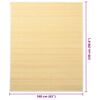 vidaXL Tapete de bambu 160x230 cm natural