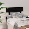 vidaXL Cabeceira de cama 103,5x3x81 cm pinho maci&ccedil;o preto