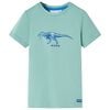 vidaXL T-shirt para crian&ccedil;a caqui-claro 116
