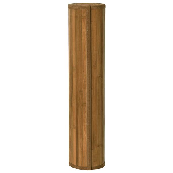 vidaXL Tapete retangular 80x400 cm bambu castanho