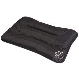 vidaXL Colch&atilde;o para c&atilde;es preto tamanho XL