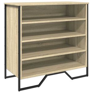 vidaXL Sapateira 80x38x78 cm derivados de madeira carvalho sonoma