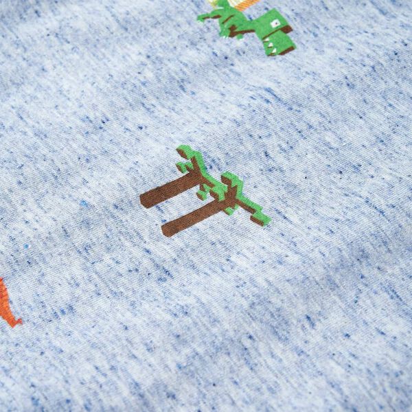 T-shirt para crian&ccedil;a azul mesclado 116