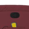 vidaXL Poltrona massagens reclin&aacute;vel couro artificial vermelho tinto