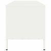 vidaXL M&oacute;vel de TV 135x39x43,5 cm a&ccedil;o laminado a frio branco