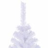 vidaXL &Aacute;rvore de Natal Artificial com 300 LEDs Branco 180 cm PVC e A&ccedil;o
