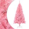 vidaXL &Aacute;rvore de Natal artificial com suporte 150 cm PVC rosa