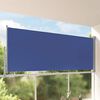 vidaXL Toldo lateral retr&aacute;til para p&aacute;tio 140x300 cm azul