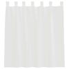 vidaXL Cortinas de voile com la&ccedil;os 2 pcs branco 140x140 cm