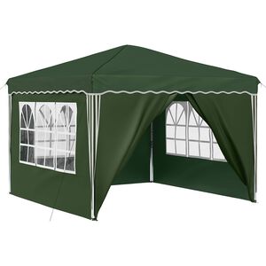 vidaXL Tenda de Festa Pop-up 288 x 288 x 245 cm Verde Tecido Oxford
