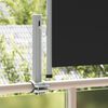 vidaXL Toldo lateral retr&aacute;til para p&aacute;tio 60x300 cm preto