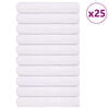 vidaXL Toalhas de sauna FROGN 25 pcs 80x200 cm 360 g/m&sup2; branco