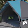 vidaXL Tenda Teepee com telhado Azul e Cinza 490 x 410 x 210 cm