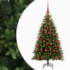 vidaXL &Aacute;rvore de Natal Artificial com Bolas 120 cm 150 LED