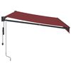 vidaXL Toldo retr&aacute;til autom&aacute;tico 350x250 cm bord&ocirc;