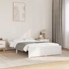 vidaXL Estrutura de cama 120x200 cm madeira maci&ccedil;a branco