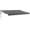 vidaXL Toldo retr&aacute;til autom&aacute;tico 4,5x3 m antracite