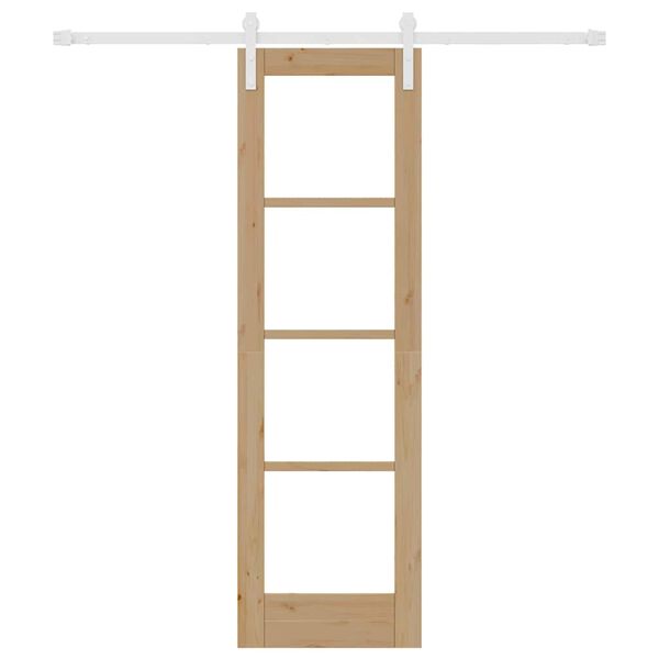 vidaXL Porta Deslizante ORKDAL Natural 61 x 198,5 cm