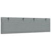vidaXL Almofad&atilde;o de cabeceira Hanko 180 cm tecido cinzento-claro