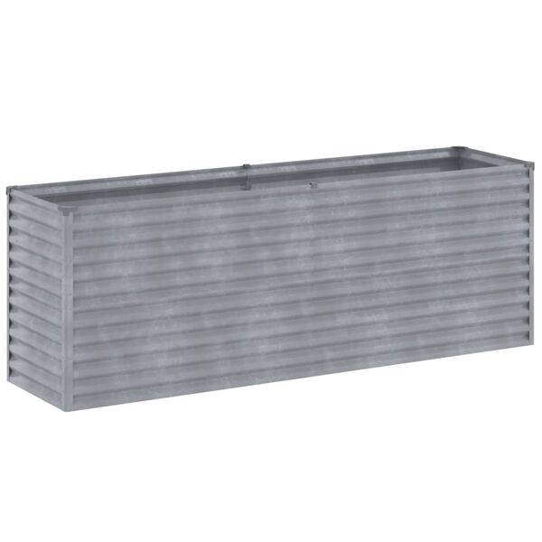 vidaXL Canteiro elevado de jardim 196x50x69 cm A&ccedil;o Corten