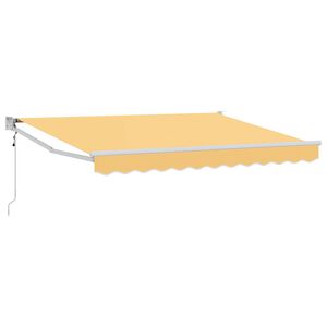 vidaXL Toldo retr&aacute;til Areia 3 x 2,5 m Poli&eacute;ster e Metal
