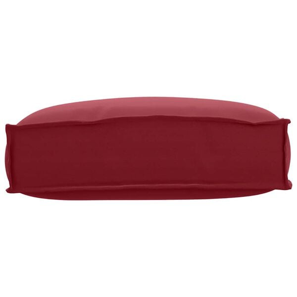 vidaXL Almofada Vinho Vermelho 50 x 40 x 12 cm Tecido Oxford