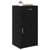 vidaXL Buffet Carvalho preto 42,5 x 40 x 93 cm Madeira processada