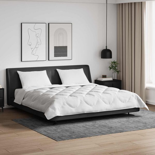 vidaXL Duvet para Todas as Esta&ccedil;&otilde;es 3 pcs Branco Microfibra