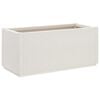 vidaXL Vaso/floreira 80x36x35 cm PP branco